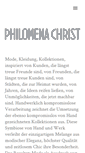 Mobile Screenshot of philomenachrist.at